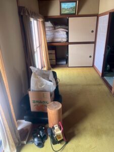 遺品整理前