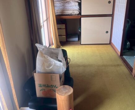 遺品整理前