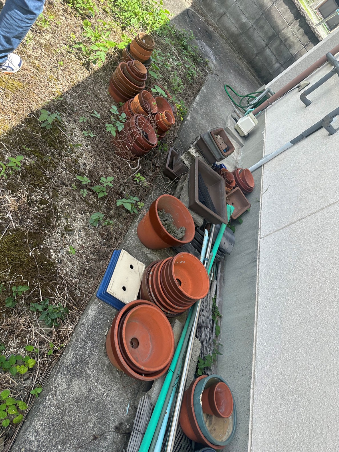 【広島市安芸区｜お庭の植木鉢・ガーデニング用品回収】