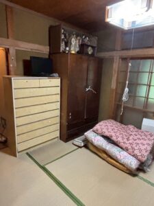 不用品回収前